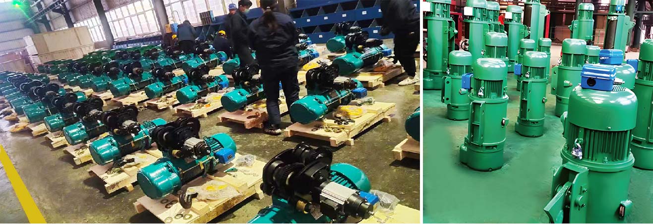 El polipasto de cable eléctrico estándar se puede fabricar en 10 días