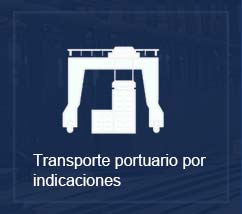 Transporte portuario por indicaciones